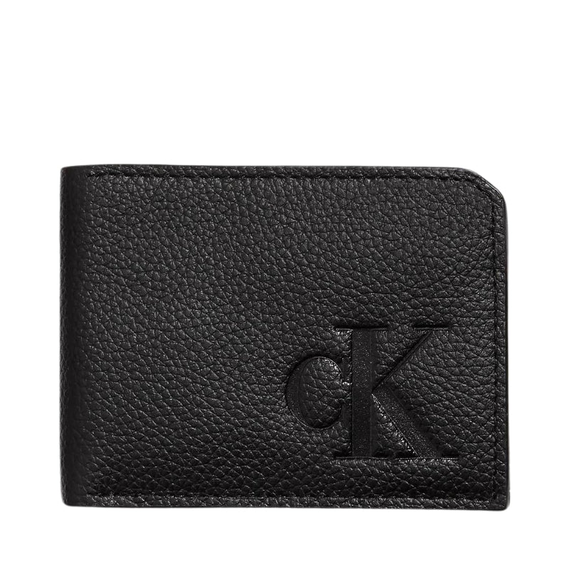 Cartera Calvin Klein Pebble Leather Slim Bifold Wallet