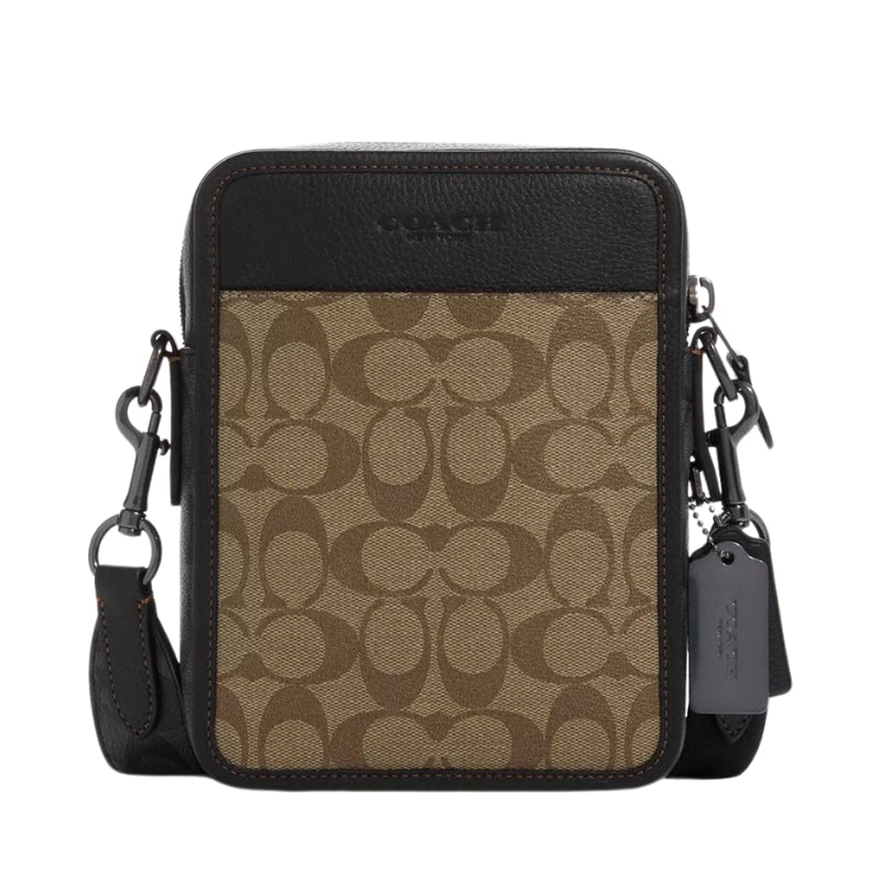 Bandolera Coach Sullivan Crossbody In Blocked Signature Canvas