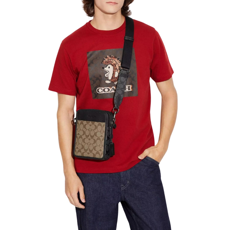 Bandolera Coach Sullivan Crossbody In Blocked Signature Canvas