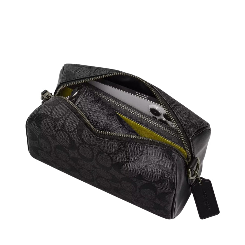 Bandolera Coach Axel Crossbody In Signature Canvas
