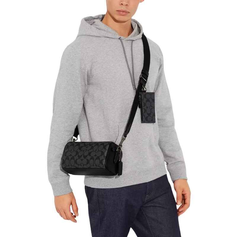 Bandolera Coach Axel Crossbody In Signature Canvas