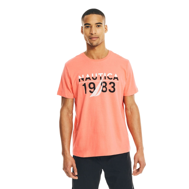 Playera Nautica 1983 Logo Graphic T-Shirt