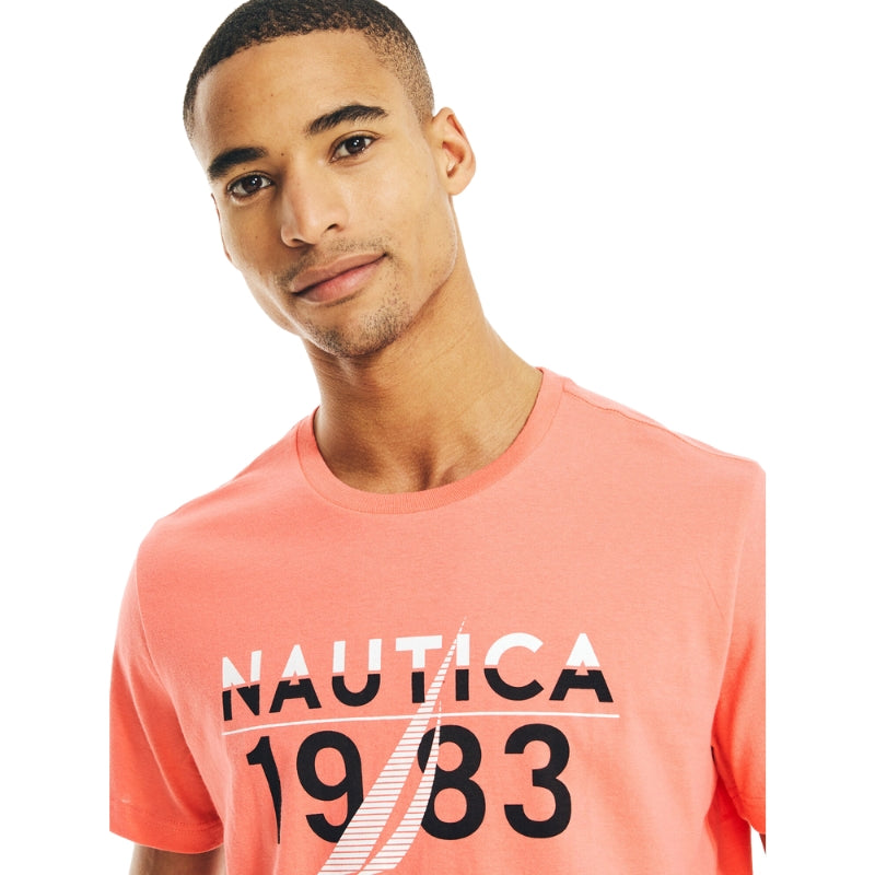 Playera Nautica 1983 Logo Graphic T-Shirt