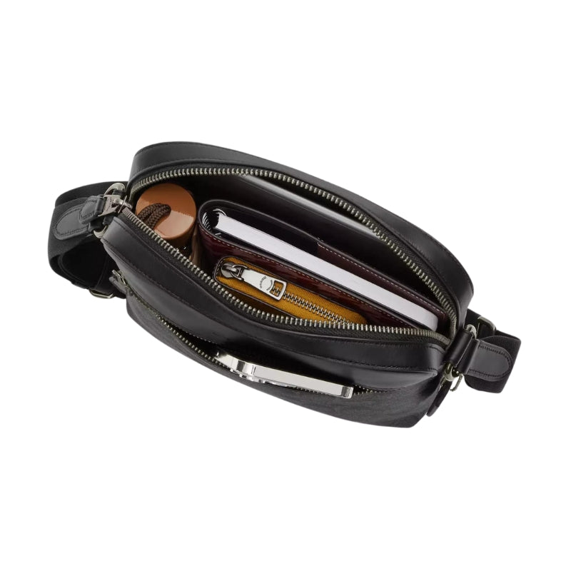 Bandolera Coach Houston Flight Bag In Signature Canvas