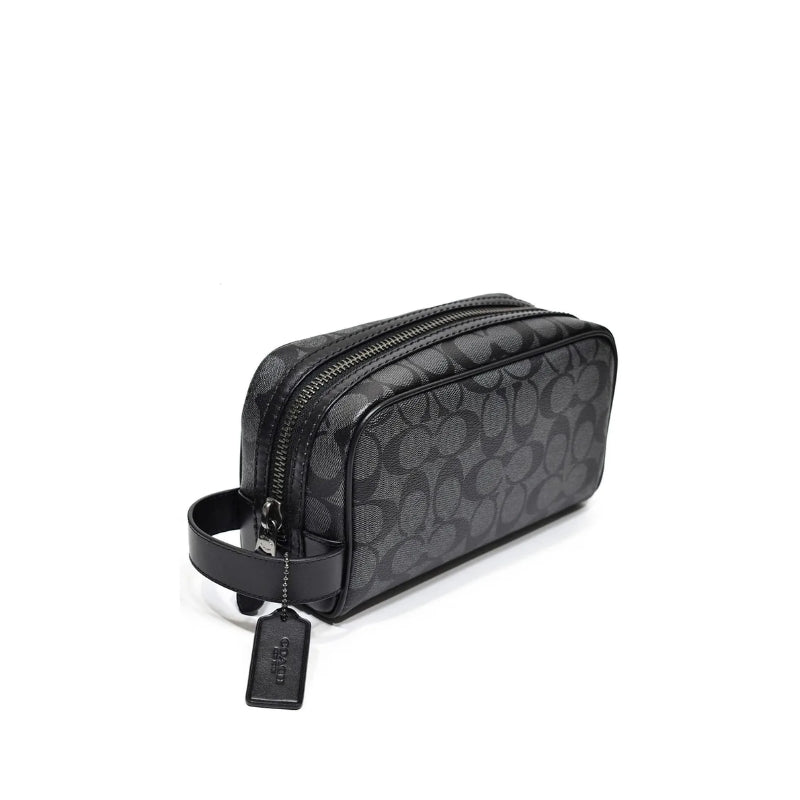 Sobaquera Coach Small Travel Kit In Signature Canvas