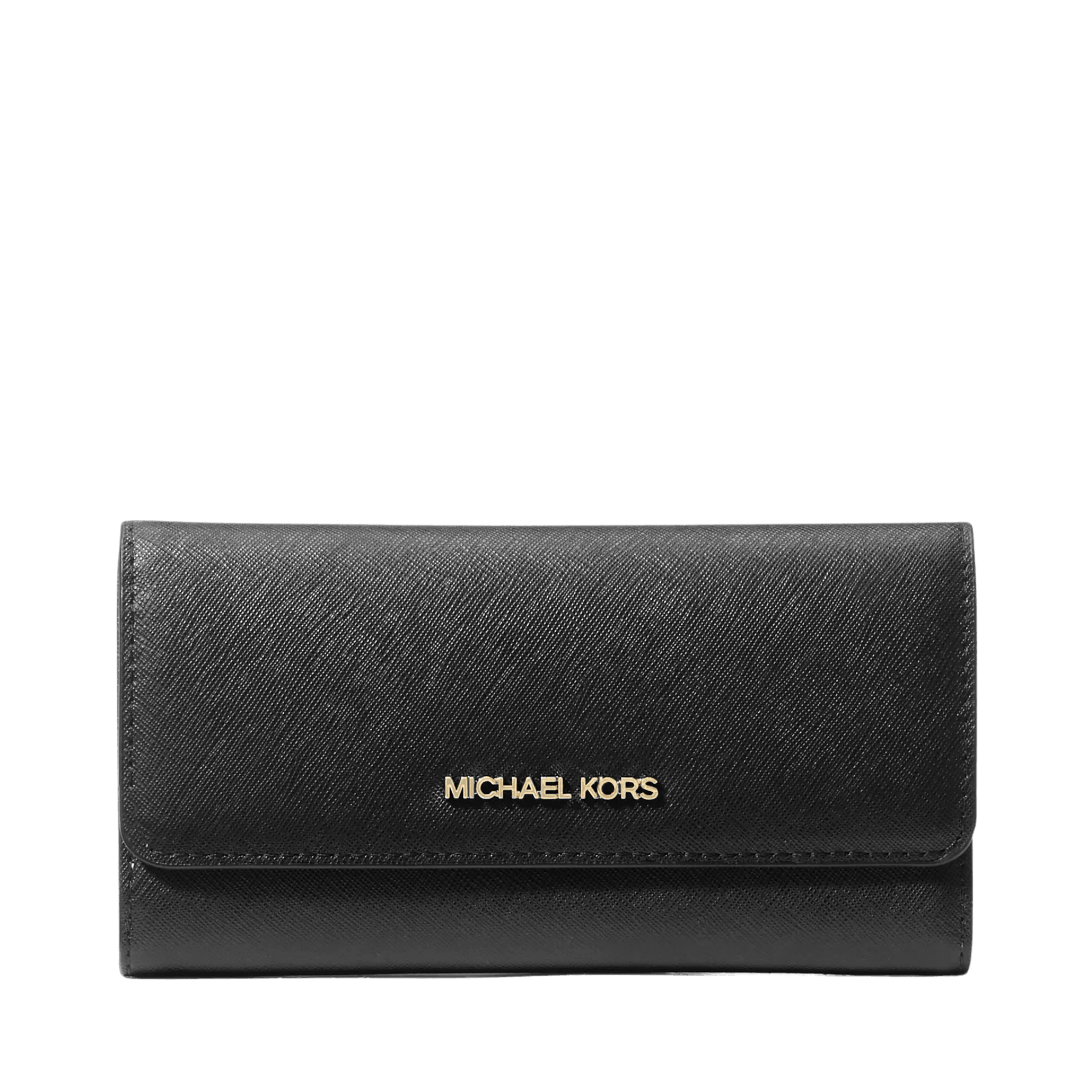 Cartera Michael Kors Jet Set Travel Crossgrain Leather Tri-Fold Wallet