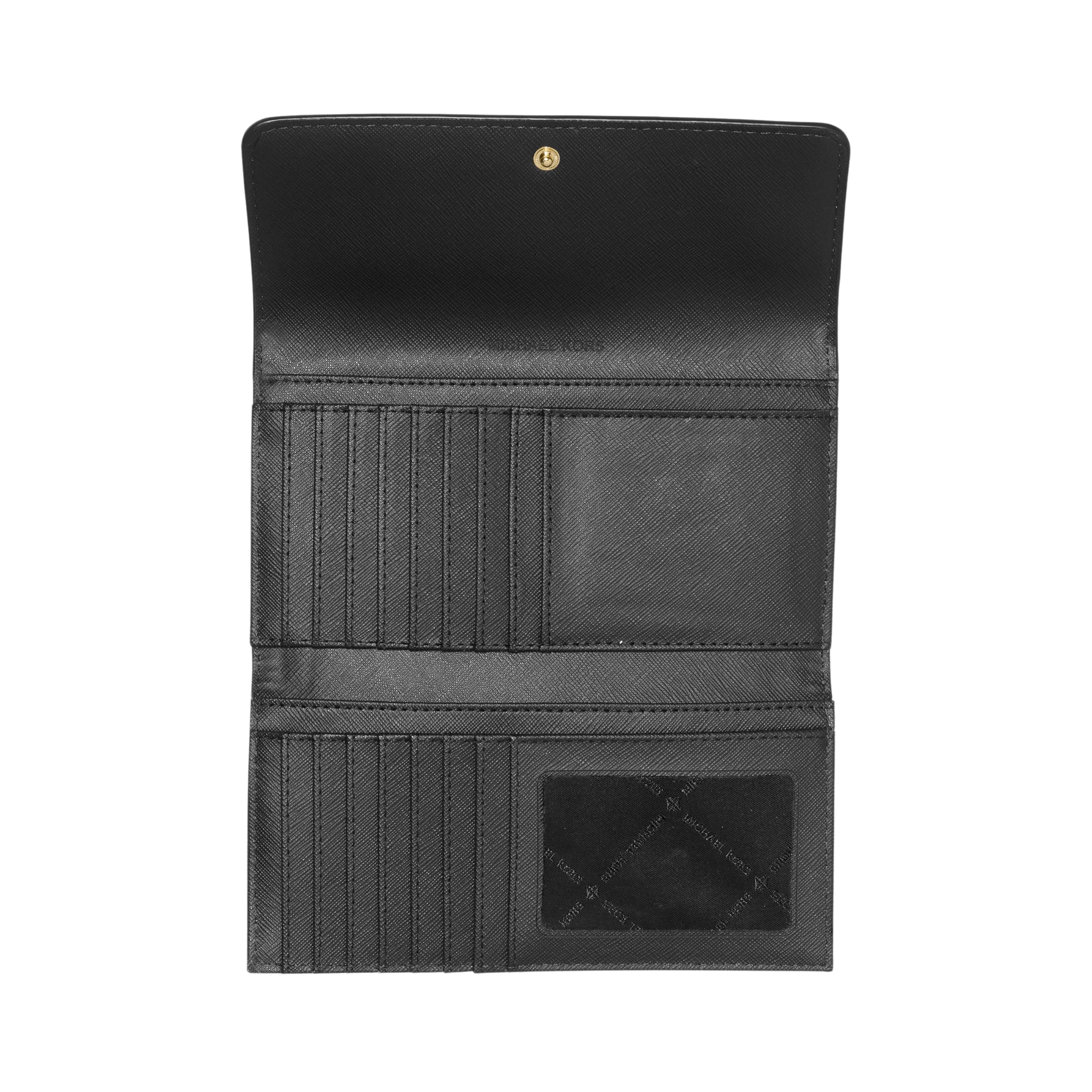 Cartera Michael Kors Jet Set Travel Crossgrain Leather Tri-Fold Wallet