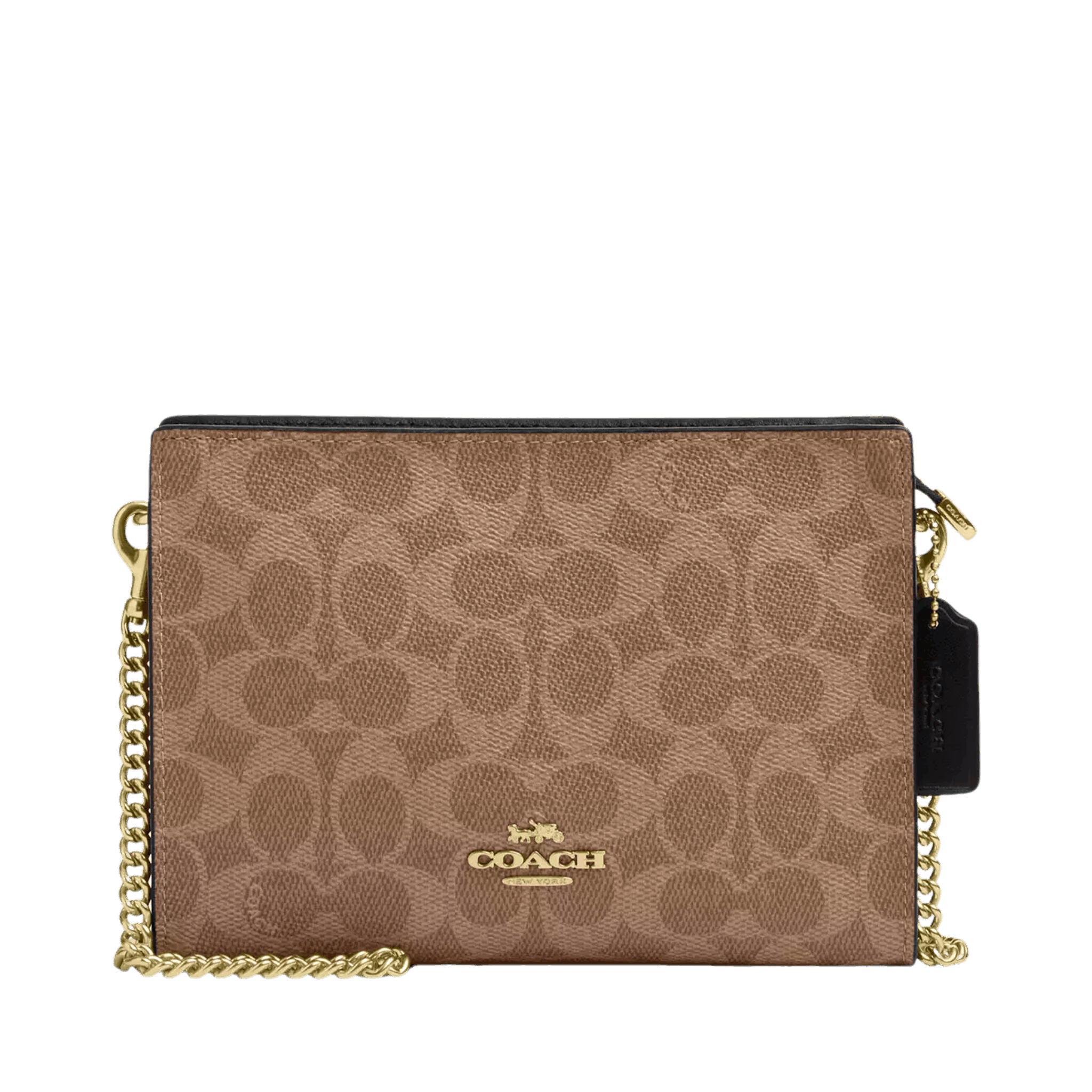 Bolsa Coach Slim Crossbody Bag In Signature Canvas