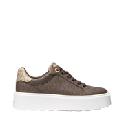 Tenis Michael Kors Romey Metallic Two-Tone Signature Logo Platform Sneaker