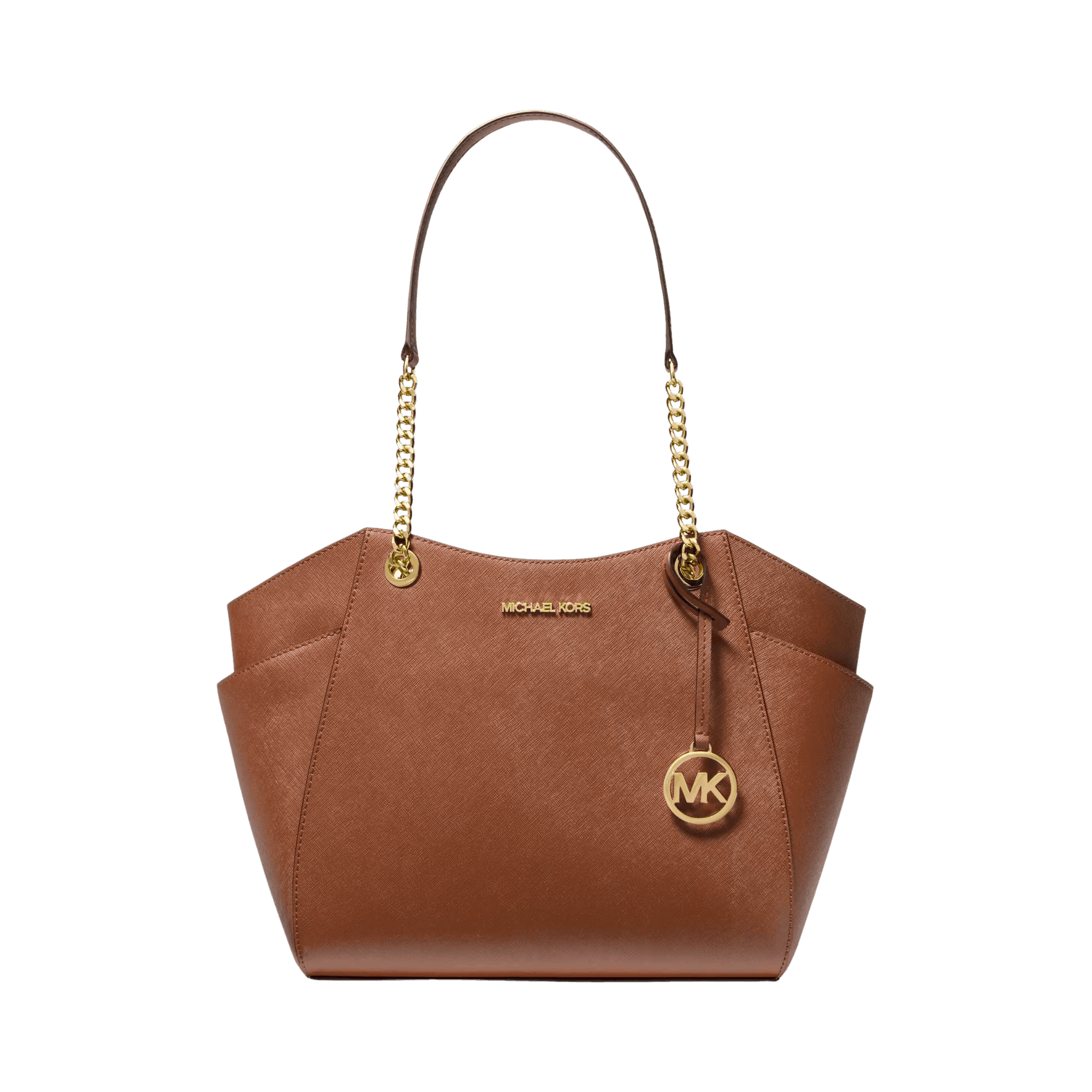 Bolsa Michael Kors Jet Set Large Saffiano Leather Shoulder Bag