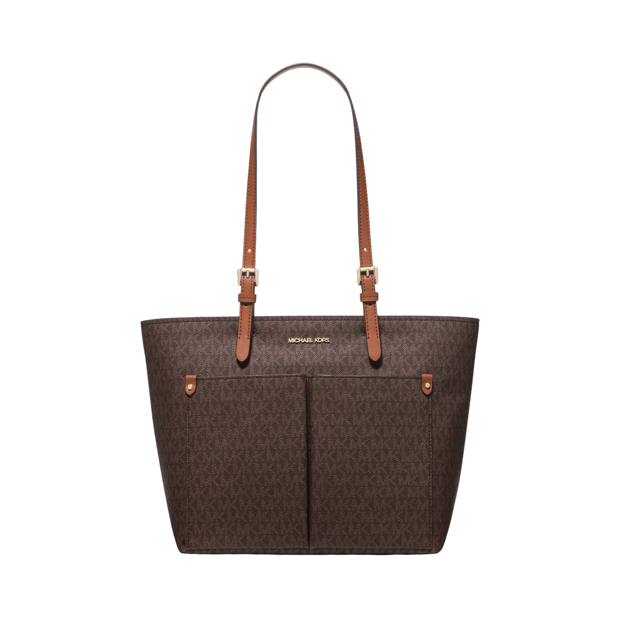 Bolsa Michael Kors Jet Set Medium Logo Pocket Tote Bag