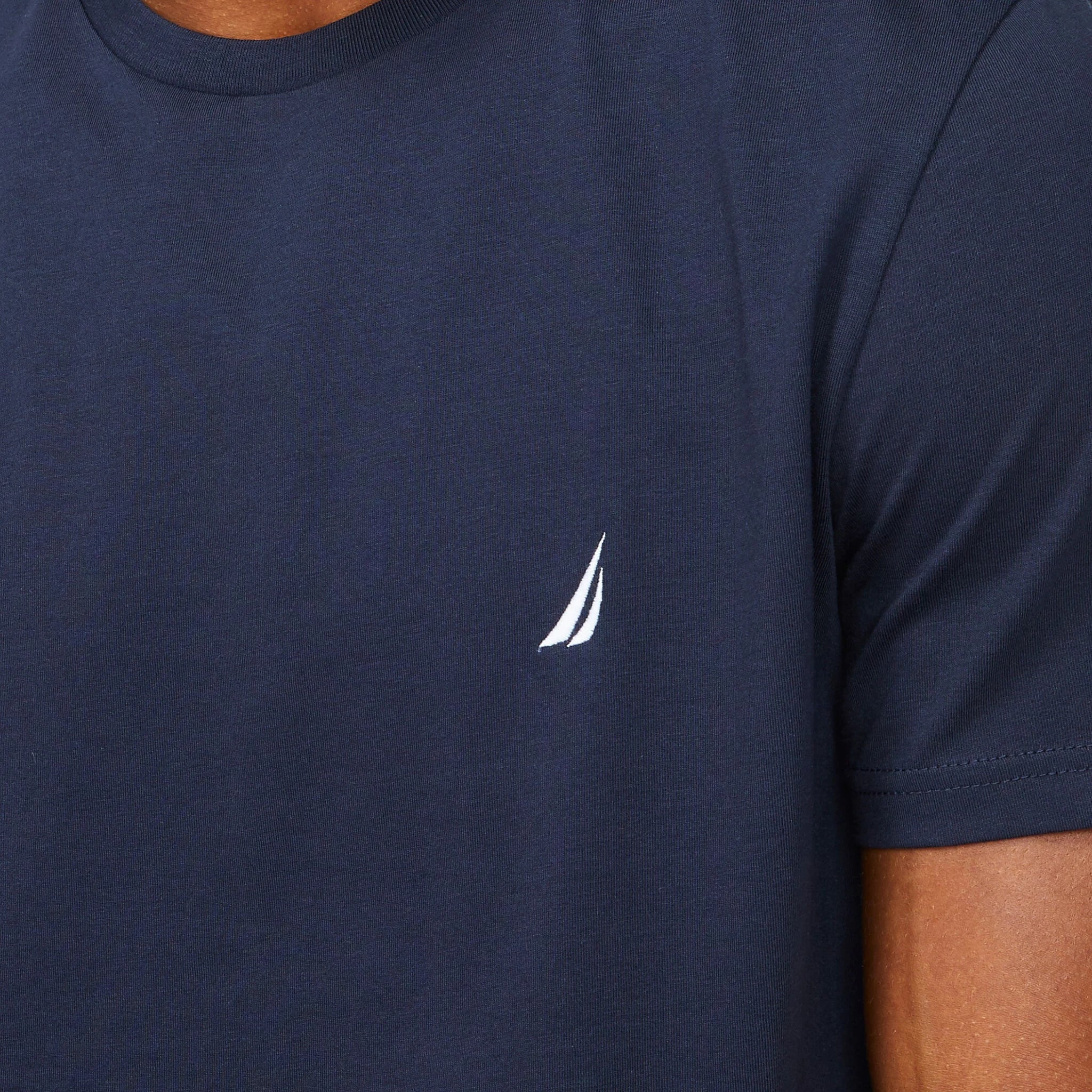 Playera Nautica Solid Crewneck T Shirt