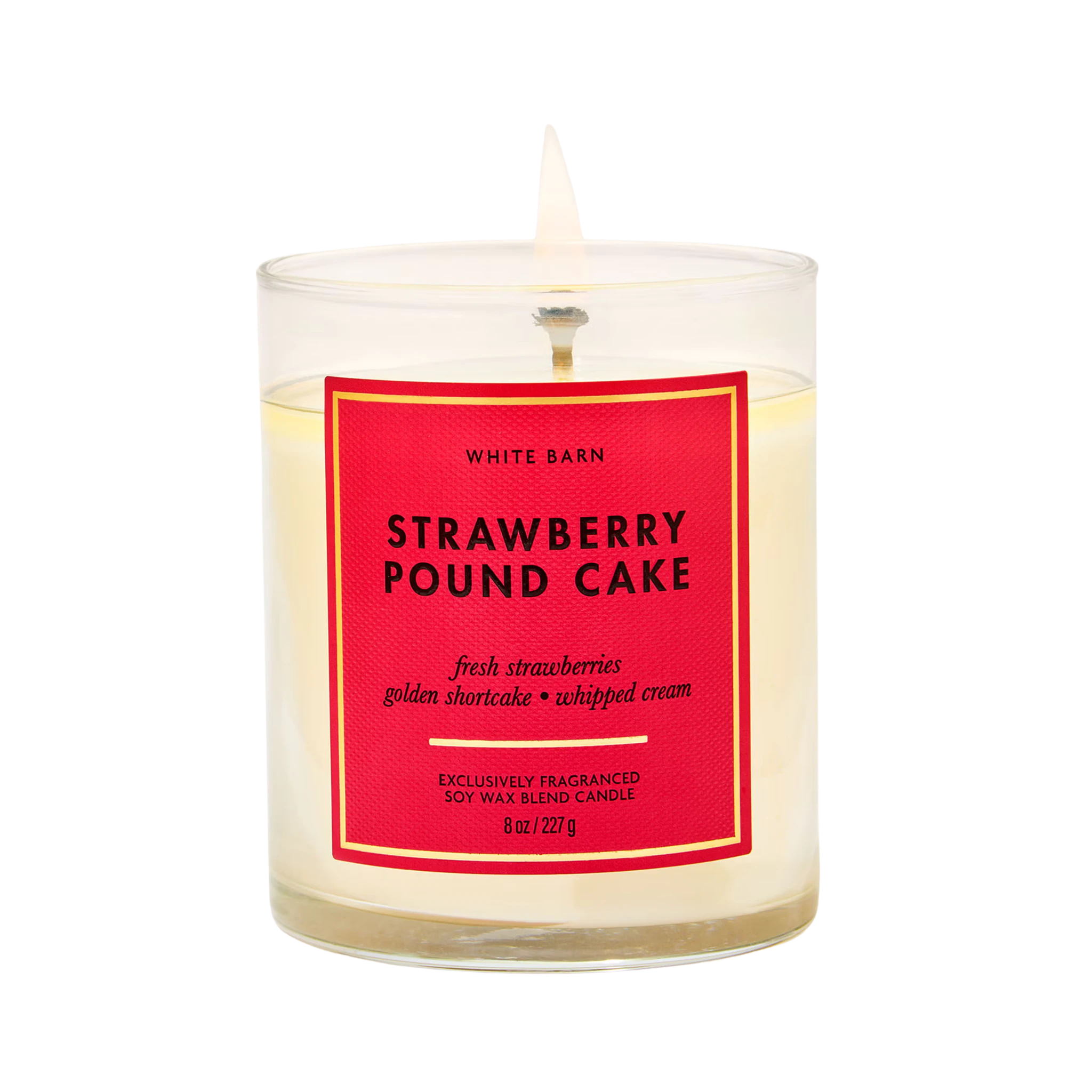 Strawberry Pound Cake - Vela mediana