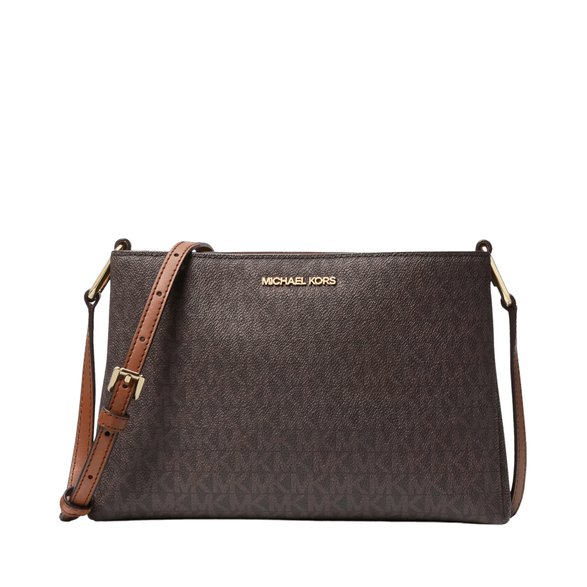 Bolsa Michael Kors Trisha Medium Logo Crossbody Bag