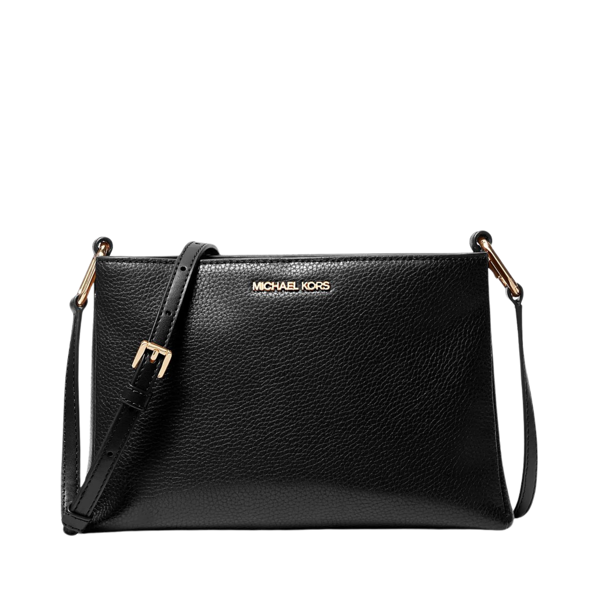 Bolsa Michael Kors Trisha Medium Pebbled Leather Crossbody Bag