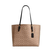 Bolsa Coach Mollie Tote Bag In Signature Canvas