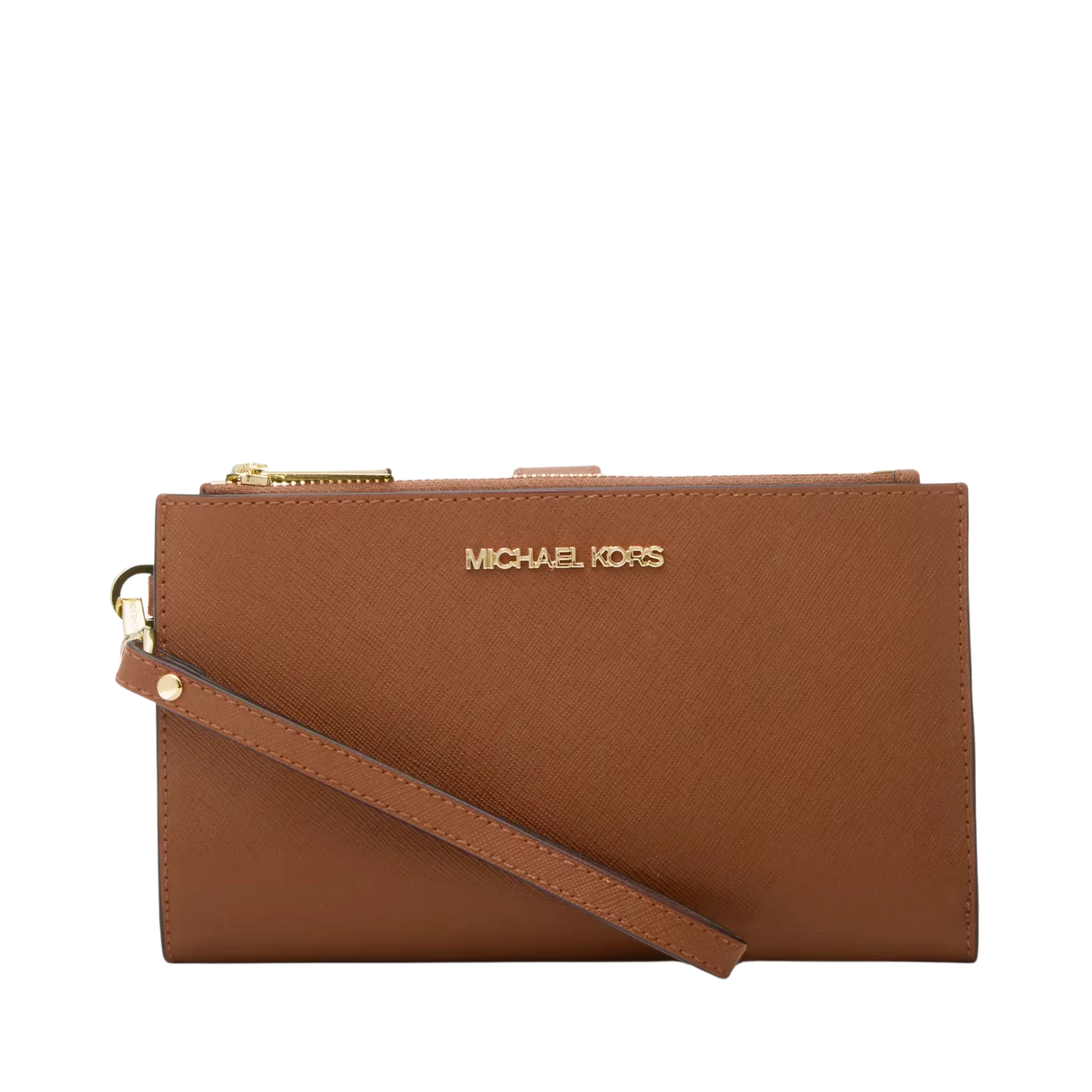 Cartera Michael Kors Jet Set Large Leather Smartphone Wristlet Wallet