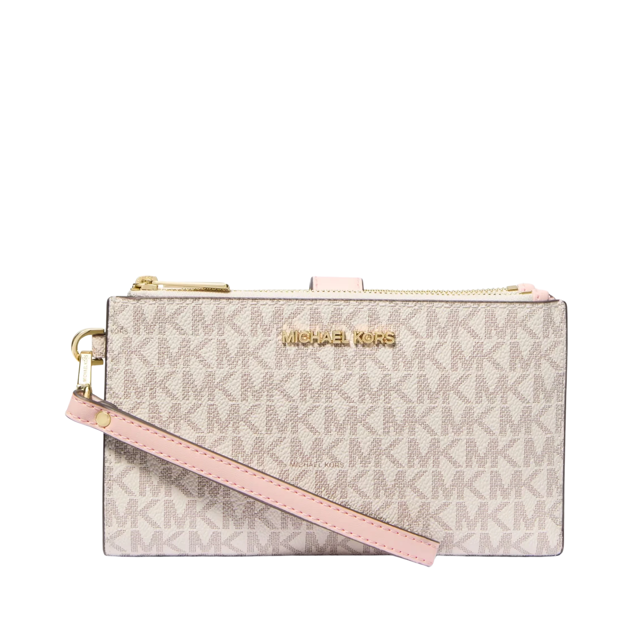 Cartera Michael Kors Jet Set Travel Signature Logo Smartphone Wallet