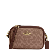 Bolsa Coach Mini Jamie Camera Bag In Signature Canvas