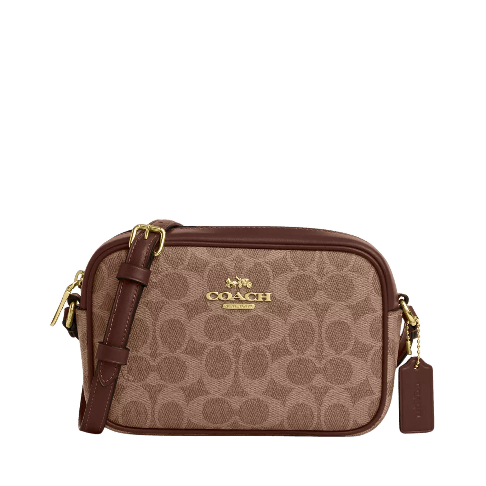 Bolsa Coach Mini Jamie Camera Bag In Signature Canvas