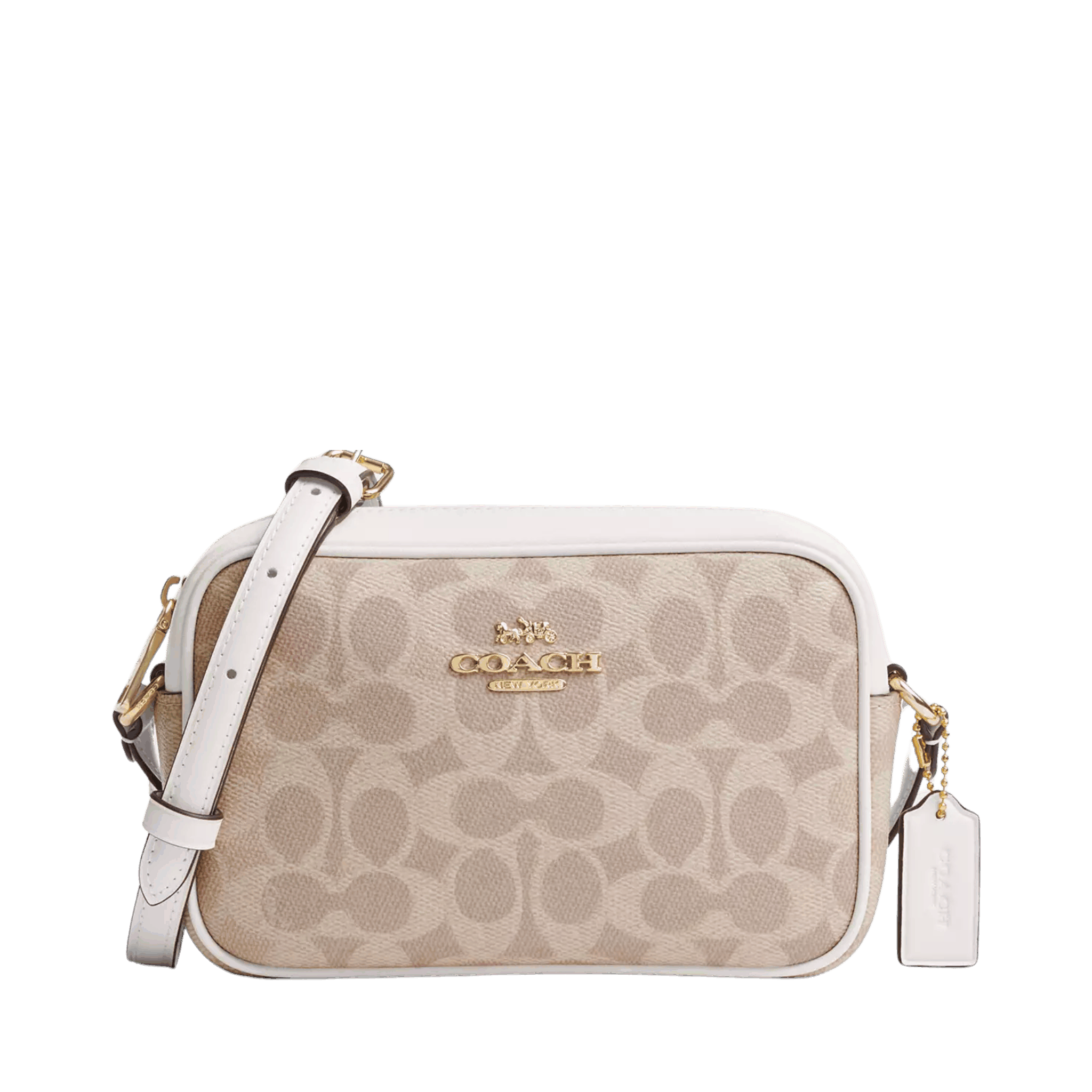 Bolsa Coach Mini Jamie Camera Bag In Signature Canvas