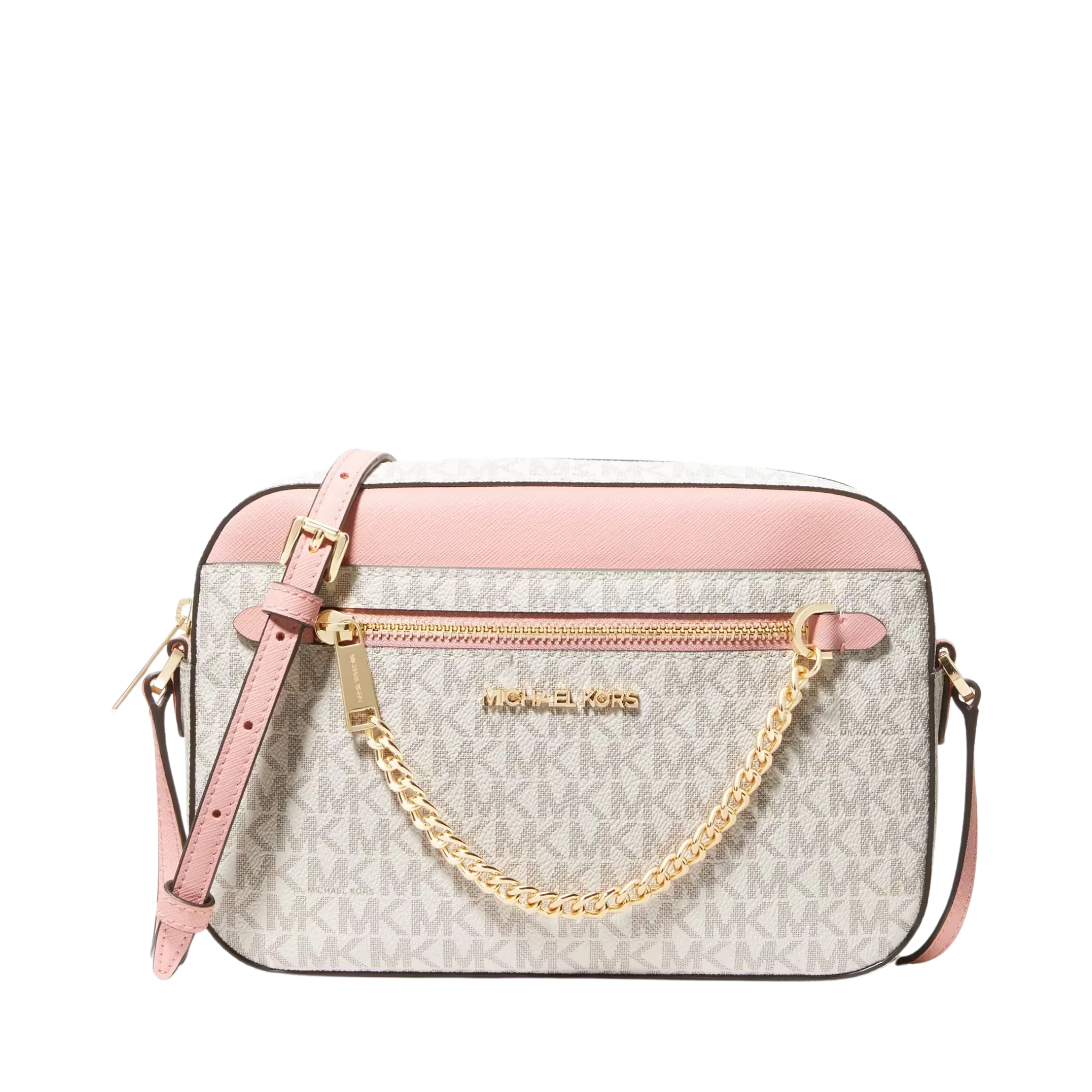 Bolsa Michael Kors Jet Set Large Logo Crossbody Bag