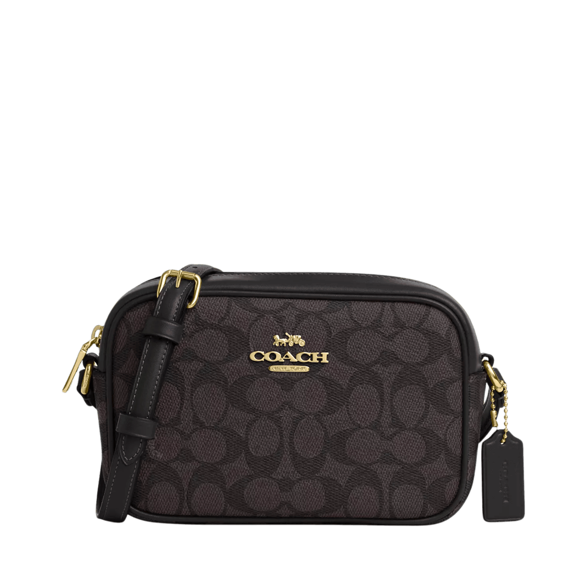 Bolsa Coach Mini Jamie Camera Bag In Signature Canvas