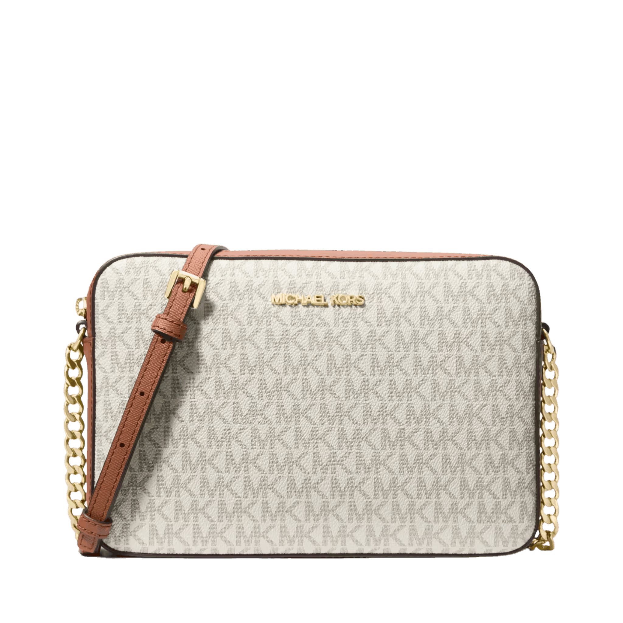Bolsa Michael Kors Jet Set Large Printed Logo Crossbody Bag