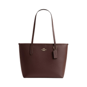 Bolsa Coach Medium City Tote In Pebbled Leather