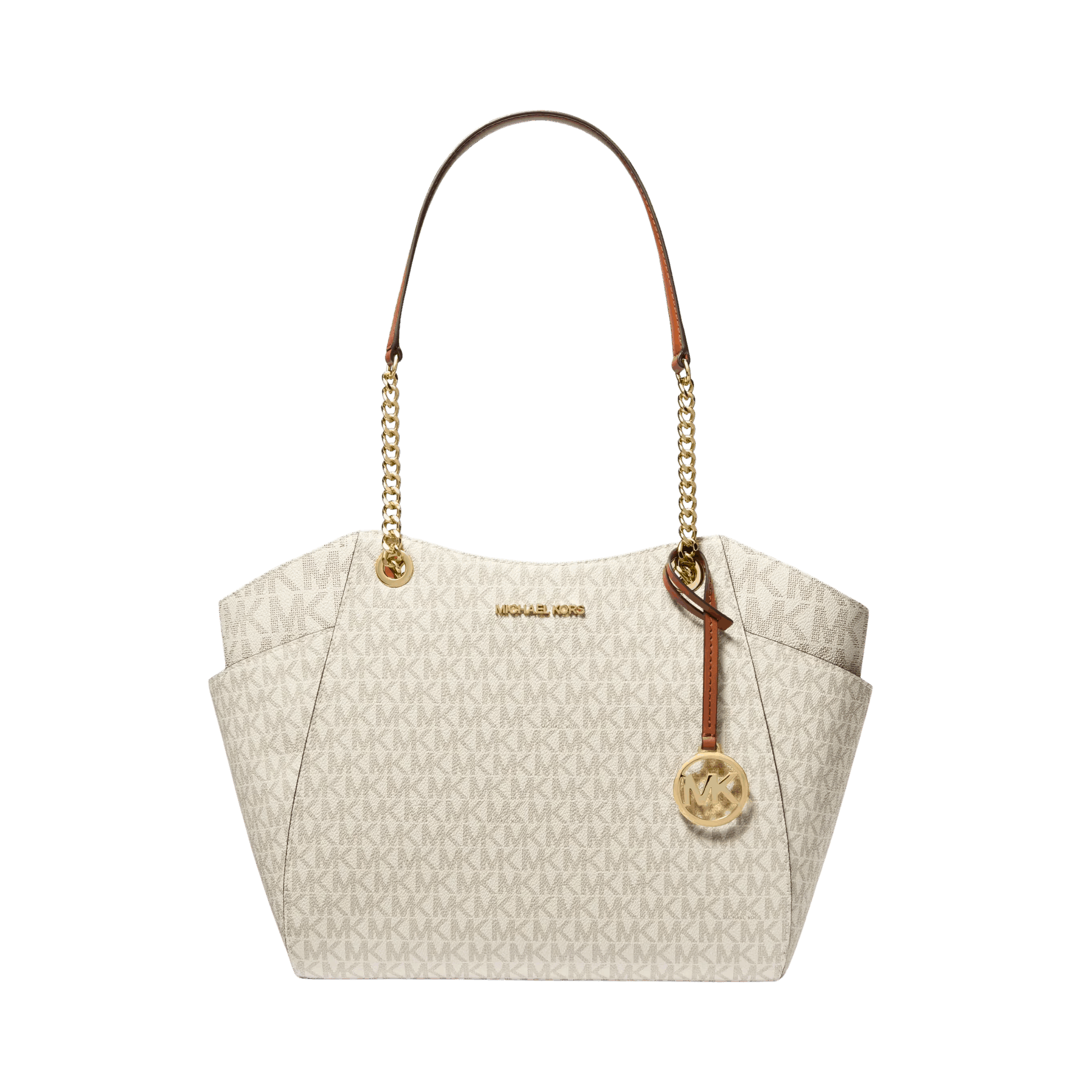 Bolsa Michael Kors Jet Set Large Signature Logo Shoulder Bag