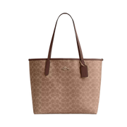 Bolsa Coach City Tote In Signature Canvas
