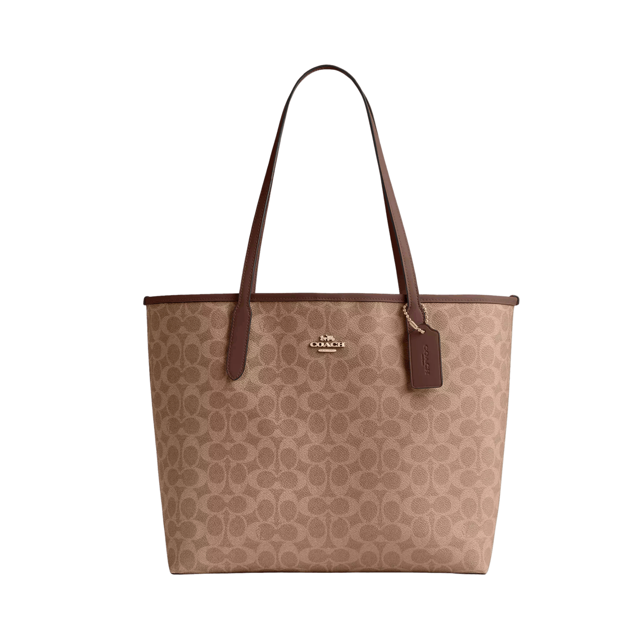 Bolsa Coach City Tote In Signature Canvas