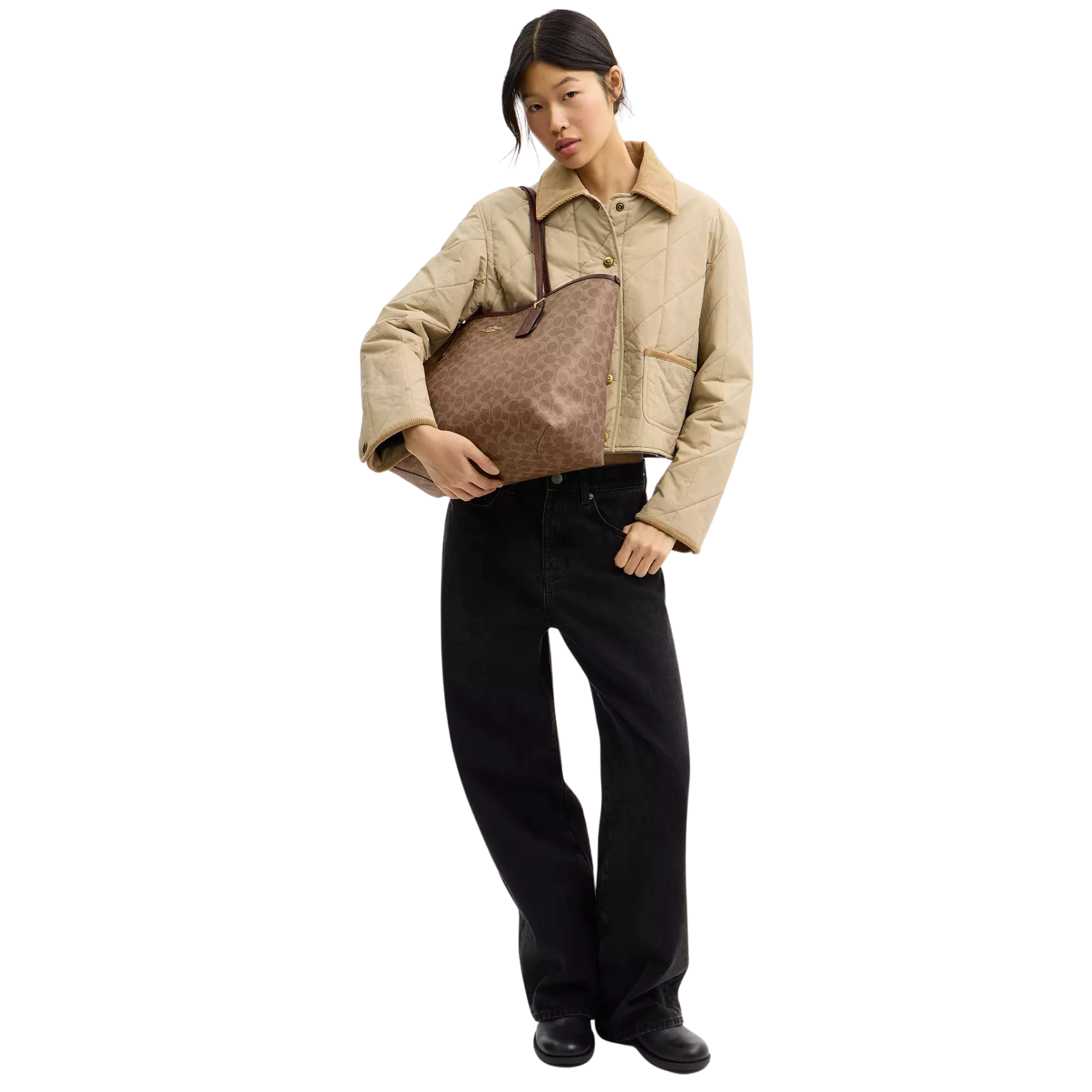 Bolsa Coach City Tote In Signature Canvas