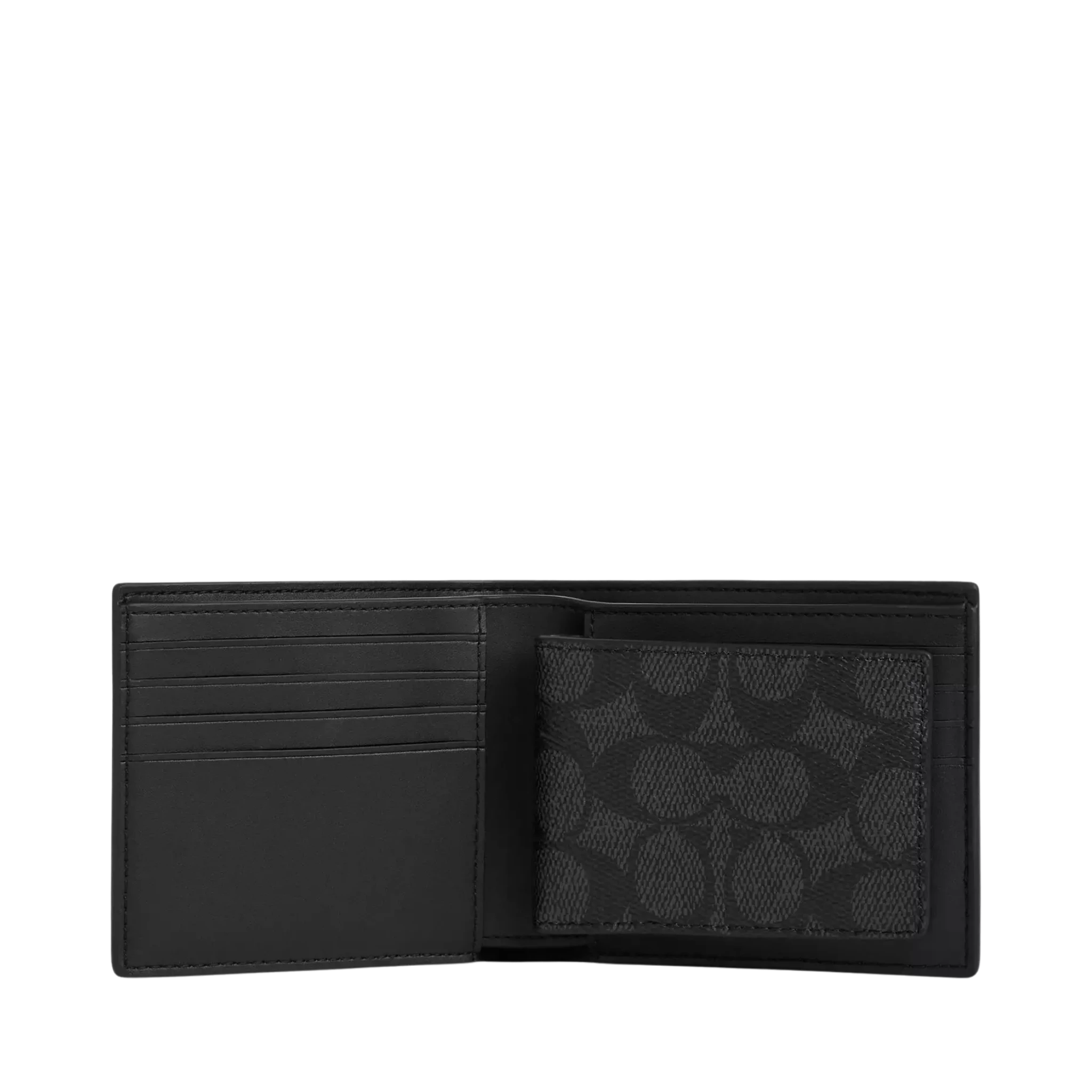 Cartera Coach 3 In 1 Wallet In Signature Canvas