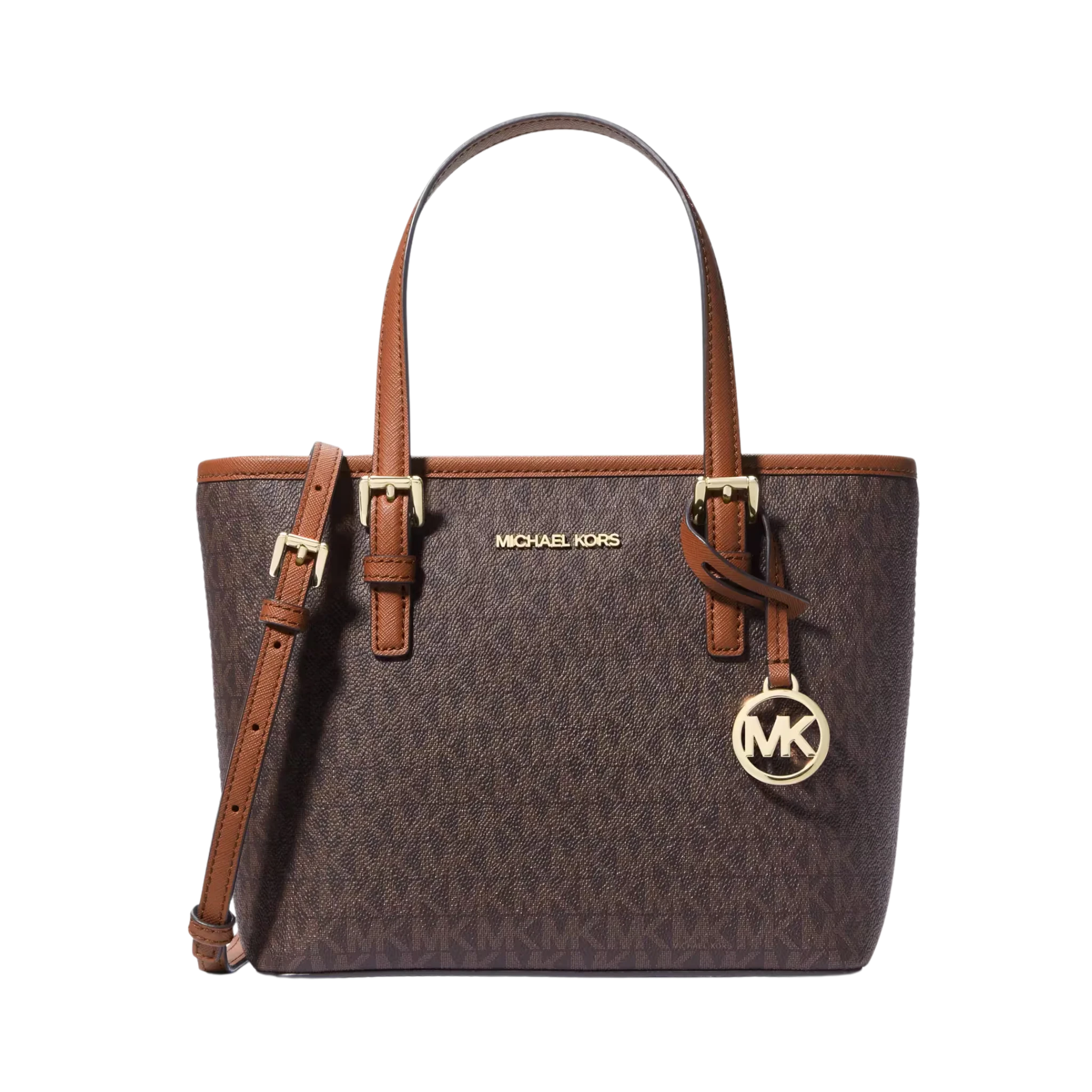 Bolsa Michael Kors Jet Set Travel Extra-Small Logo Top-Zip Tote Bag