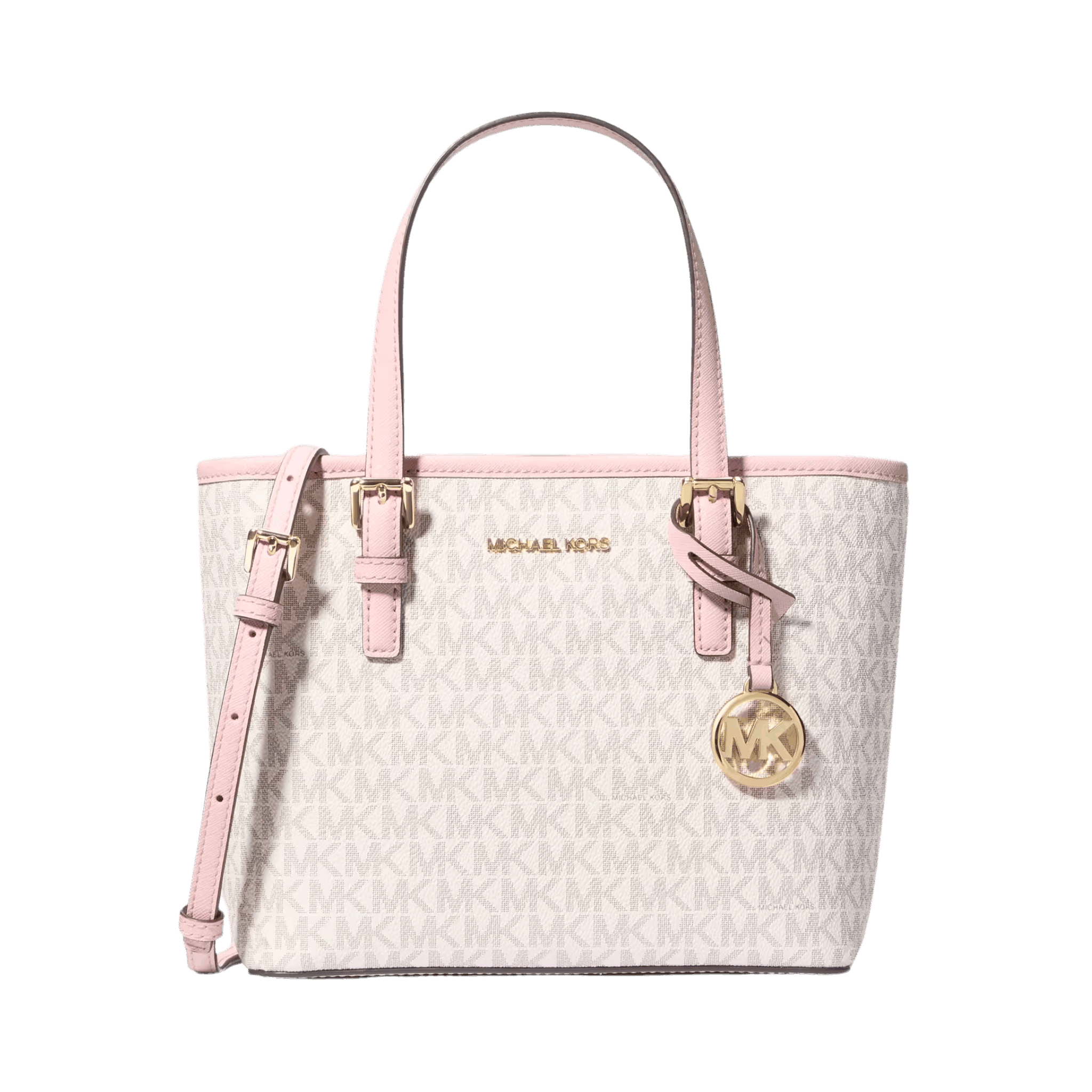 Bolsa Michael Kors Jet Set Travel Extra-Small Logo Top-Zip Tote Bag