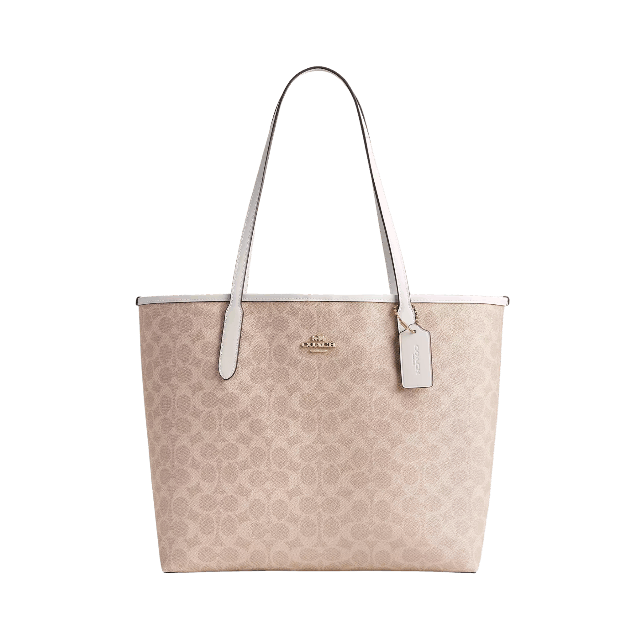Bolsa Coach City Tote In Signature Canvas