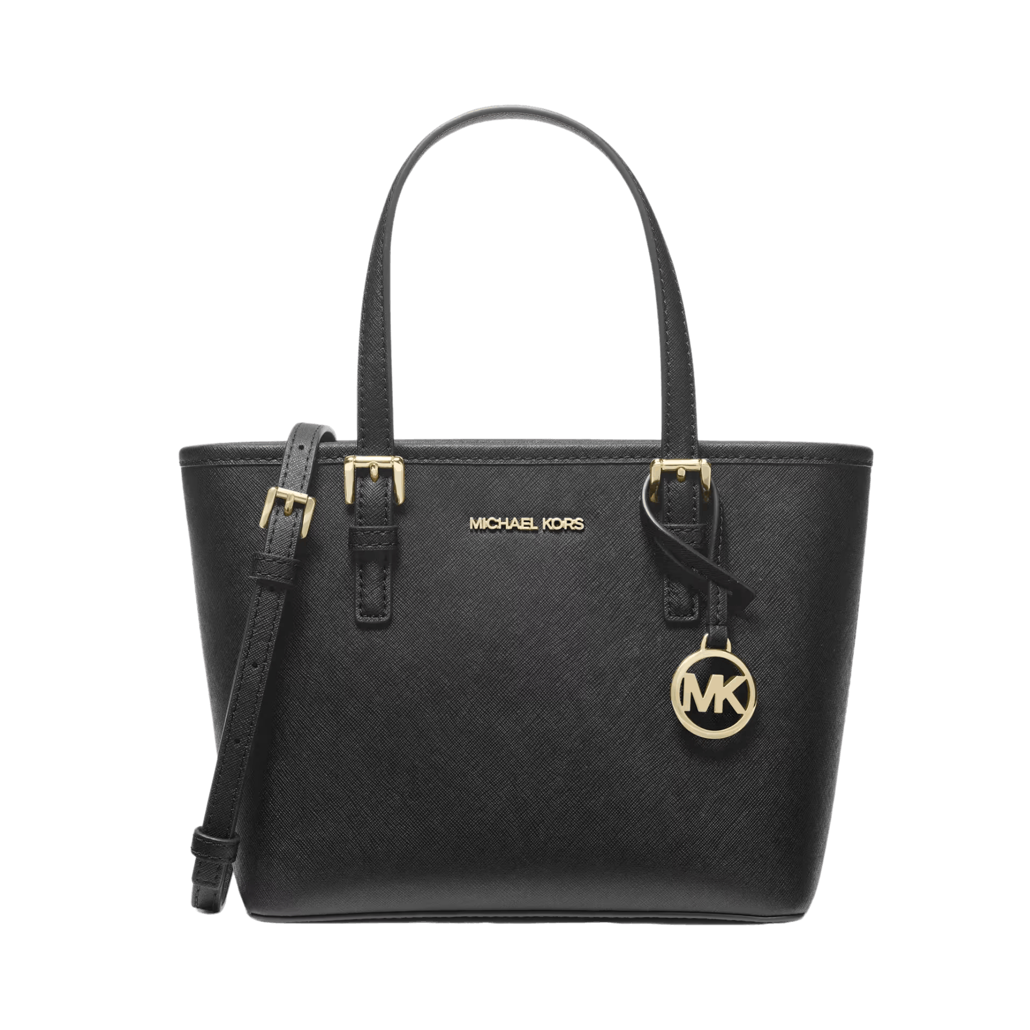 Bolsa Michael Kors Jet Set Travel Extra-Small Saffiano Leather Top-Zip Tote Bag