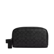 Neceser Coach Small Travel Kit In Signature Canvas