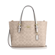 Bolsa Coach Mollie Tote Bag 25 In Signature Canvas