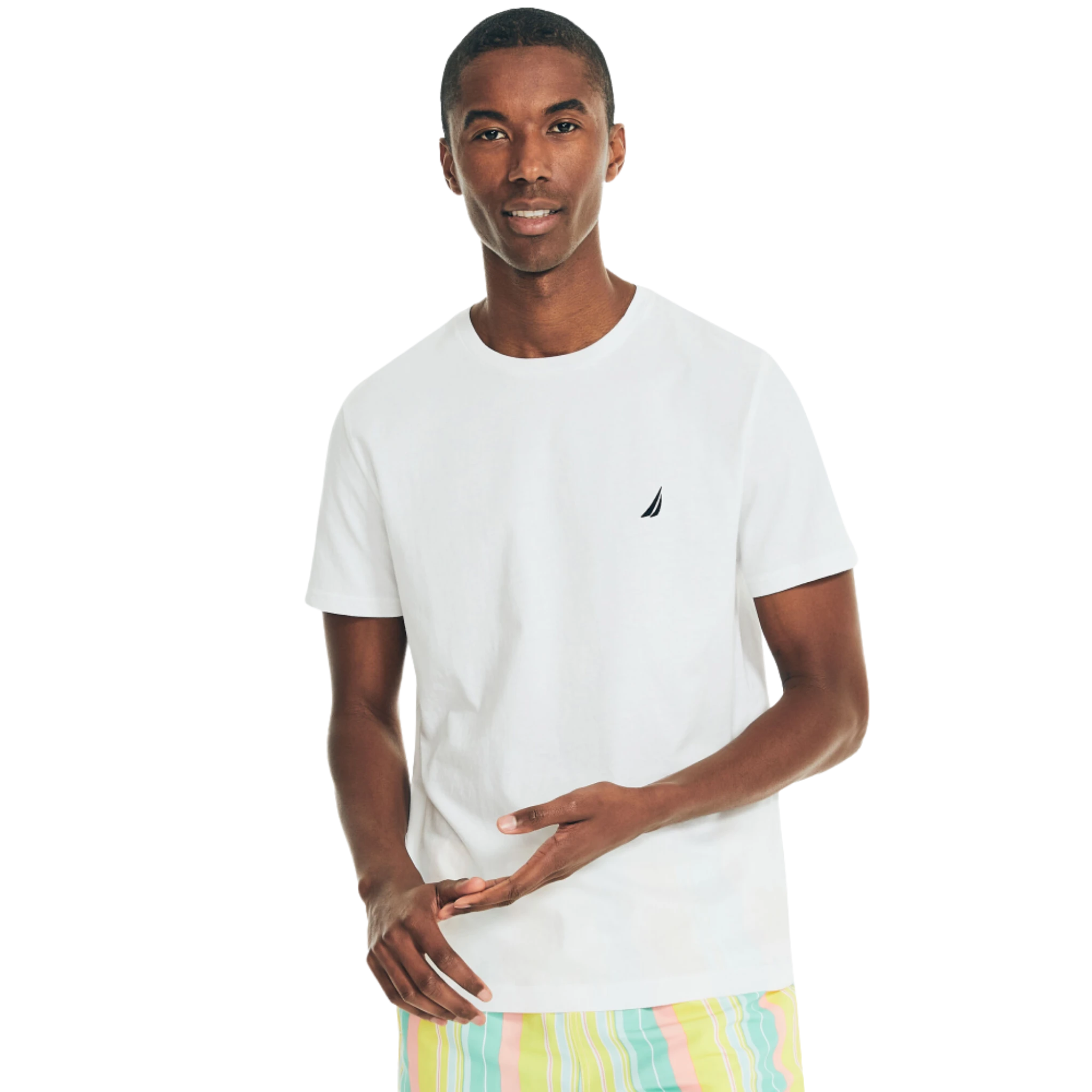 Playera Nautica Solid Crewneck T Shirt
