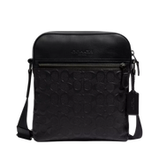 Bandolera Coach Houston Flight Bag In Signature Leather