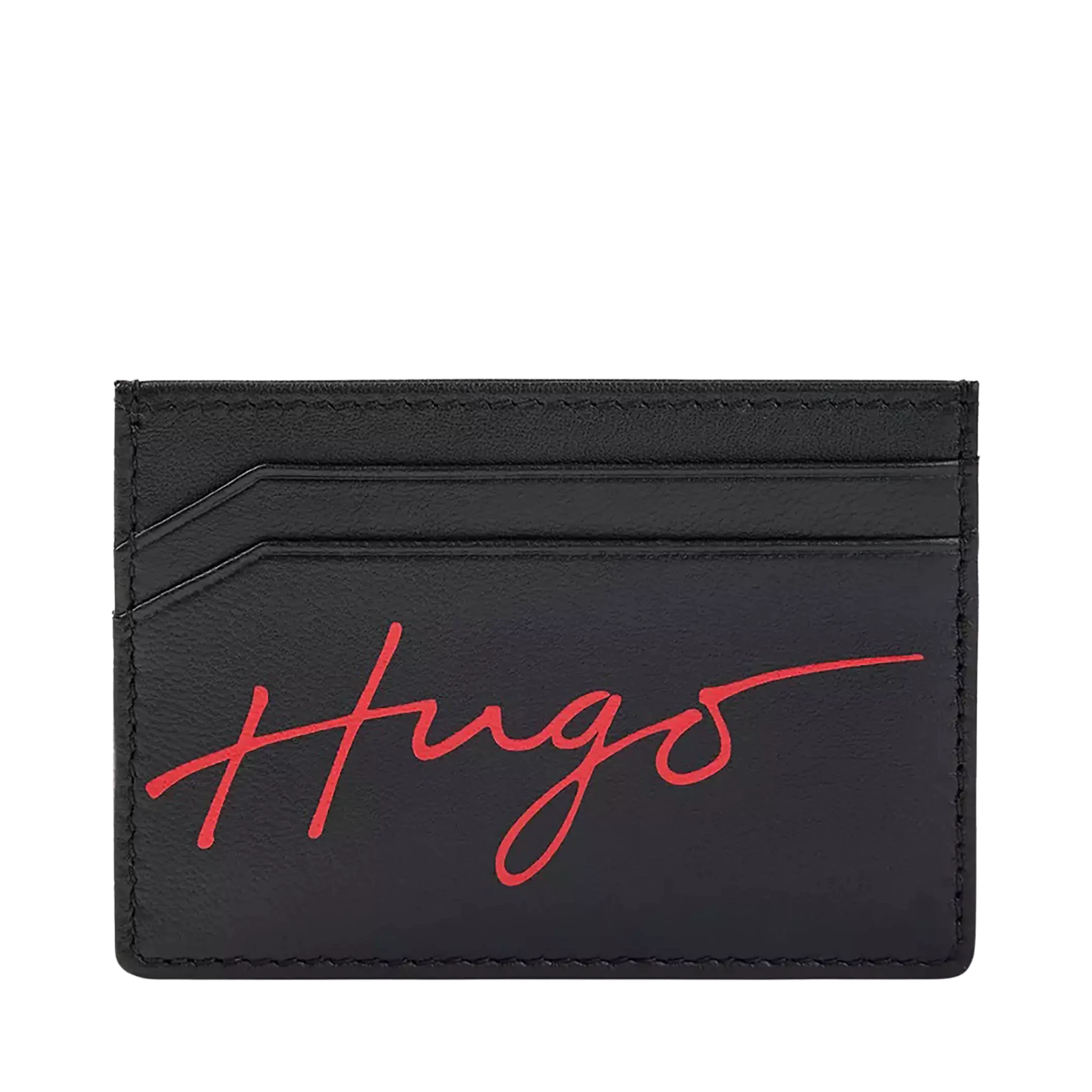 Tarjetero Hugo Handwritten Logo Card Holder