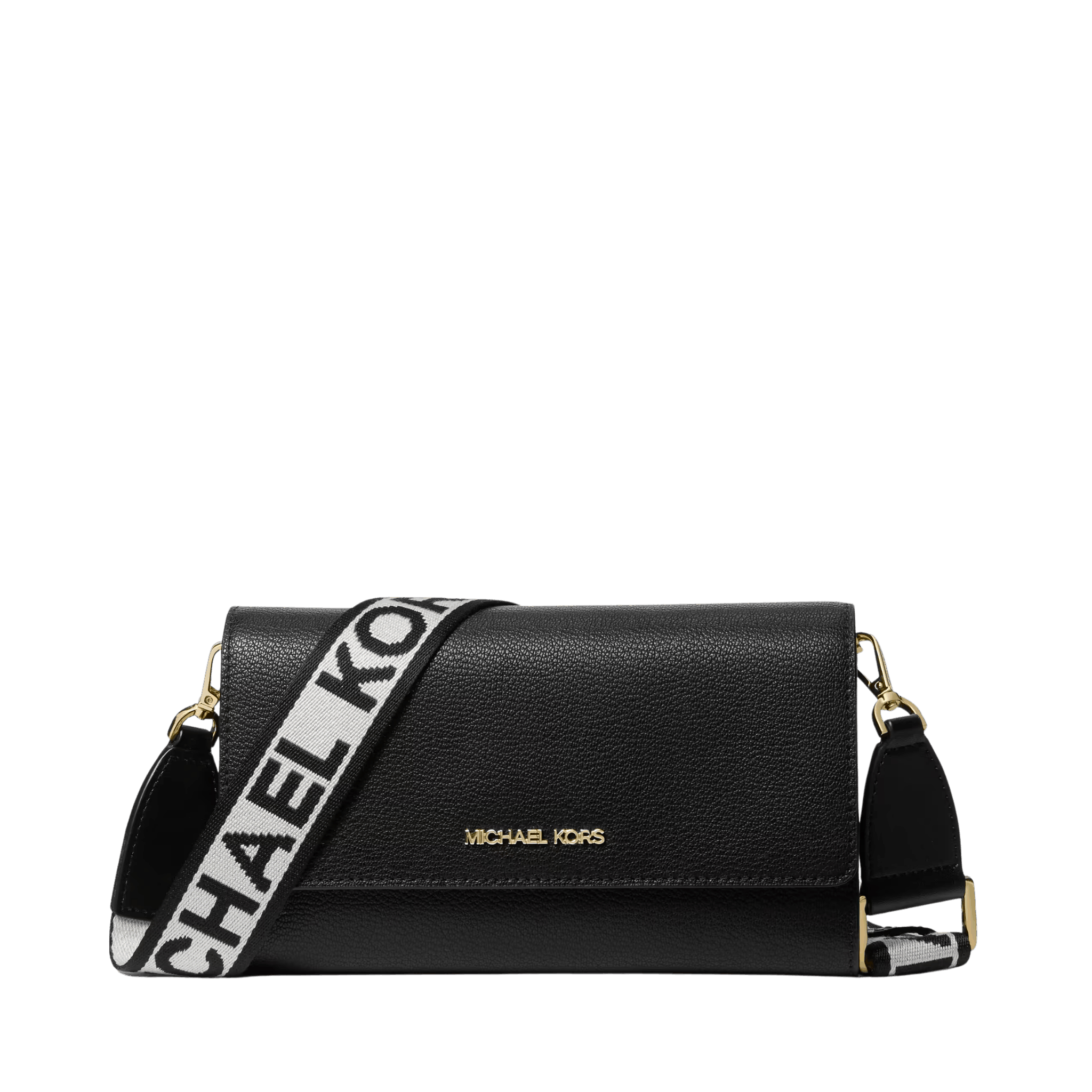 Bolsa Michael Kors Jet Set Large Leather Crossbody Bag