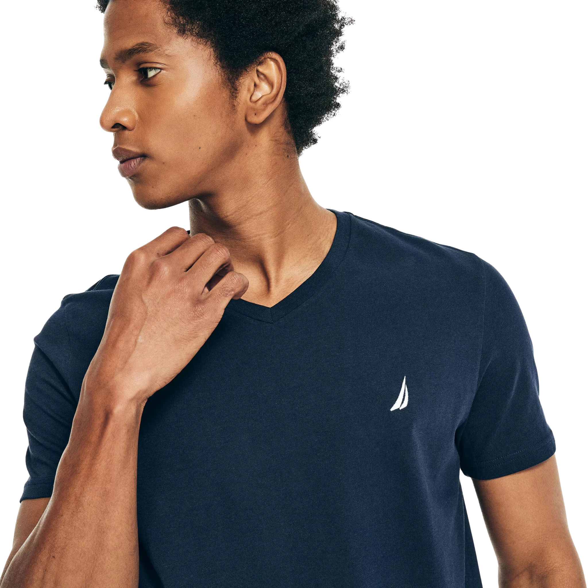Playera Nautica Solid V-Neck T-Shirt