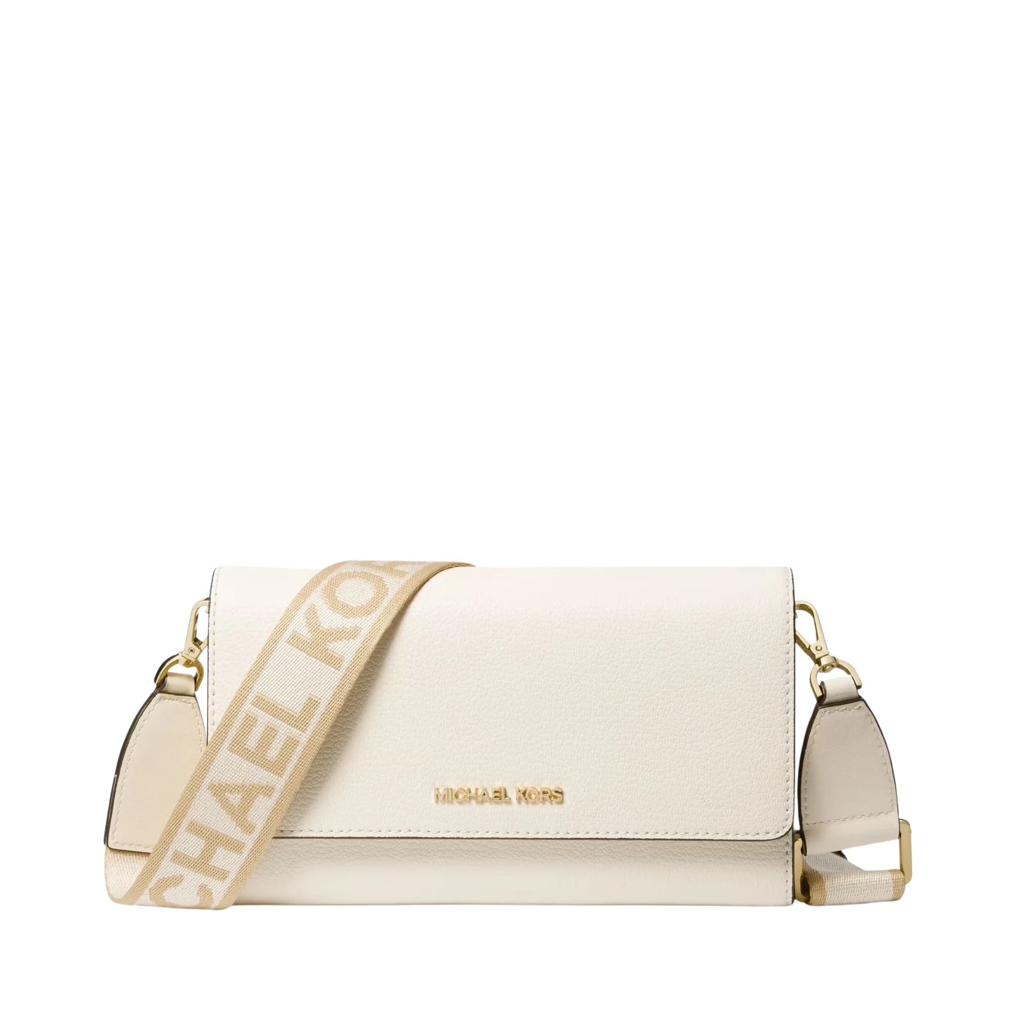 Bolsa Michael Kors Jet Set Large Leather Crossbody Bag