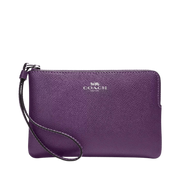 Monedero Coach Corner Zip Wristlet