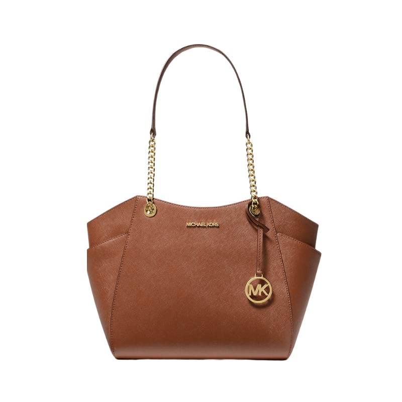 Bolsa Michael Kors Jet Set Large Saffiano Leather Shoulder Bag