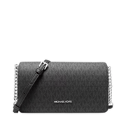 Bolsa Michael Kors Jet Set Medium Signature Logo Crossbody Bag
