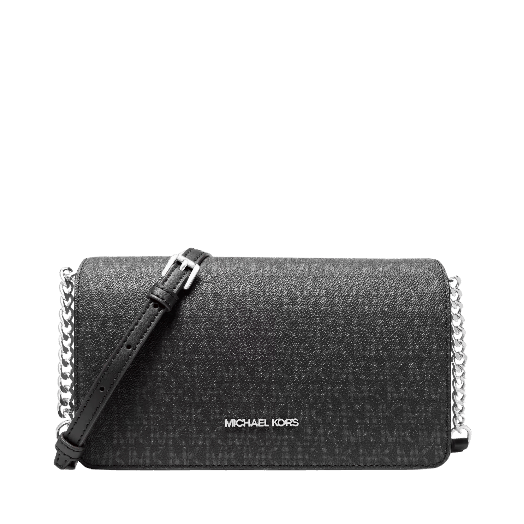 Bolsa Michael Kors Jet Set Medium Signature Logo Crossbody Bag